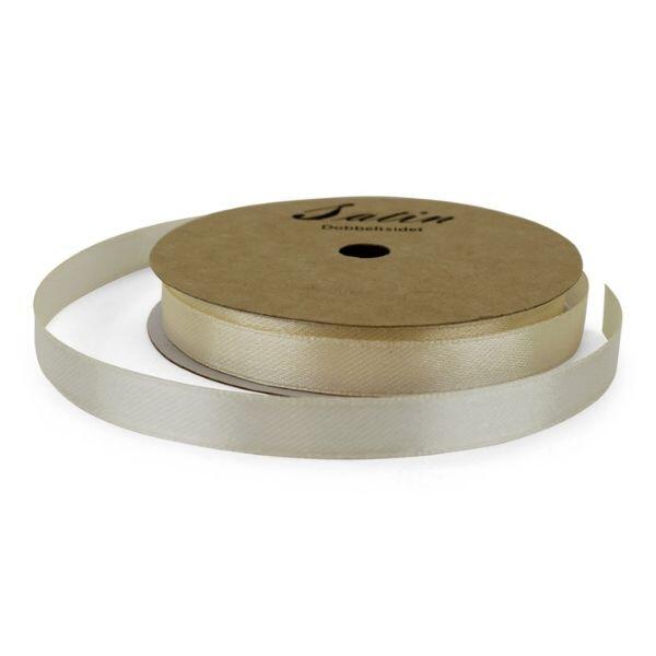 Satin ribbon 9 mm 15 Cream