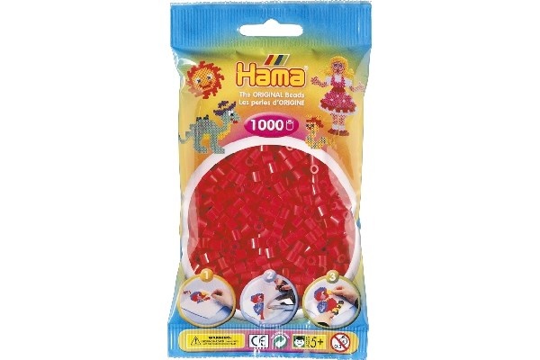Hama Midi Beads, Single Colour, 1000 pcs
