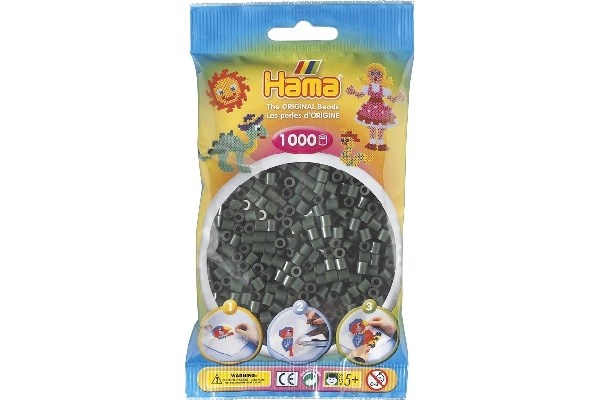 Hama Midi Beads, Single Colour, 1000 pcs