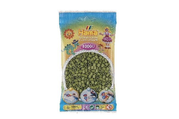 Hama Midi Beads, Single Colour, 1000 pcs