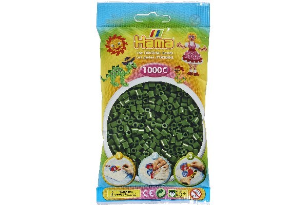 Hama Midi Beads, Single Colour, 1000 pcs
