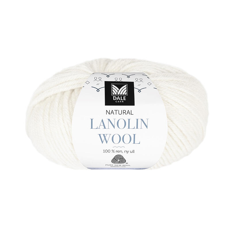 Dale Natural Lanolin Wool 1438 White