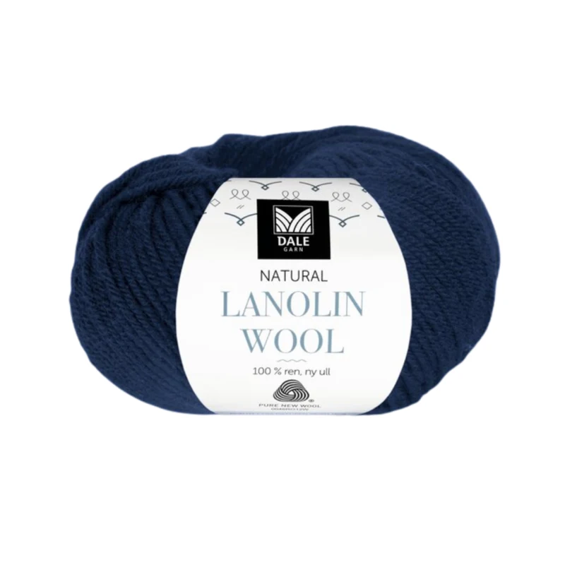 Dale Lanolin Wool 1408 Navy blue