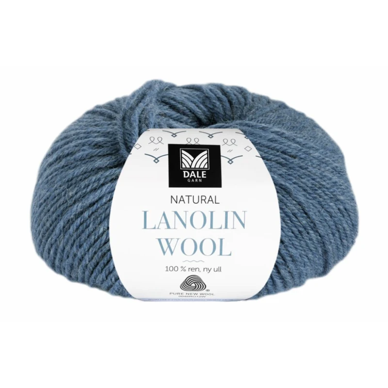 Dale Lanolin Wool 1448 Denim heathered