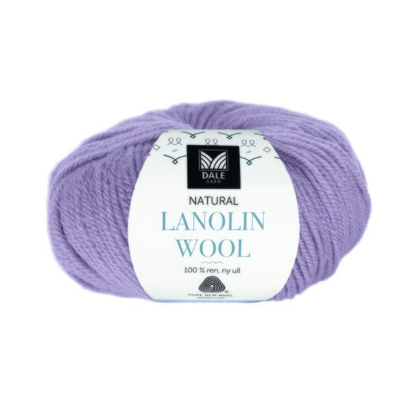 Dale Natural Lanolin Wool 1412 Gray lavender