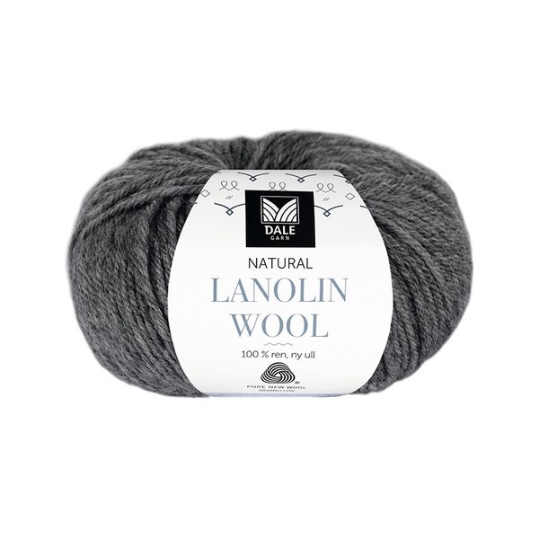Dale Natural Lanolin Wool 1419 Dark gray