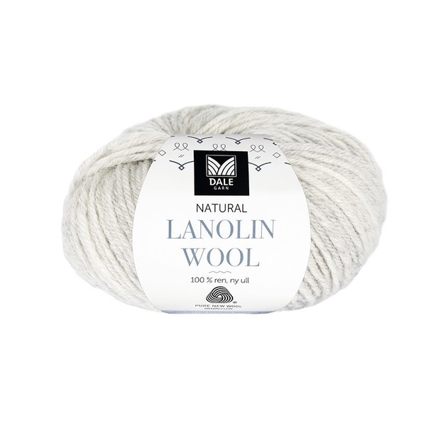 Dale Natural Lanolin Wool 1421 Light gray