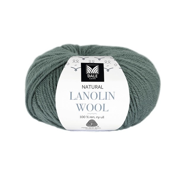 Dale Natural Lanolin Wool 1430 Gray green