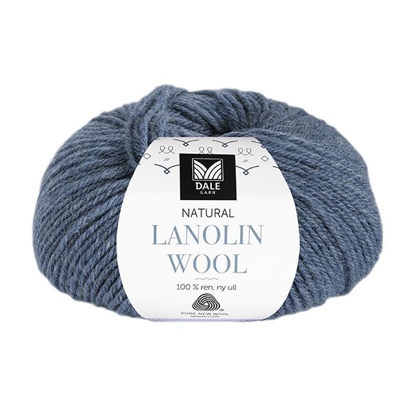 Dale Natural Lanolin Wool 1448 Denim heathered