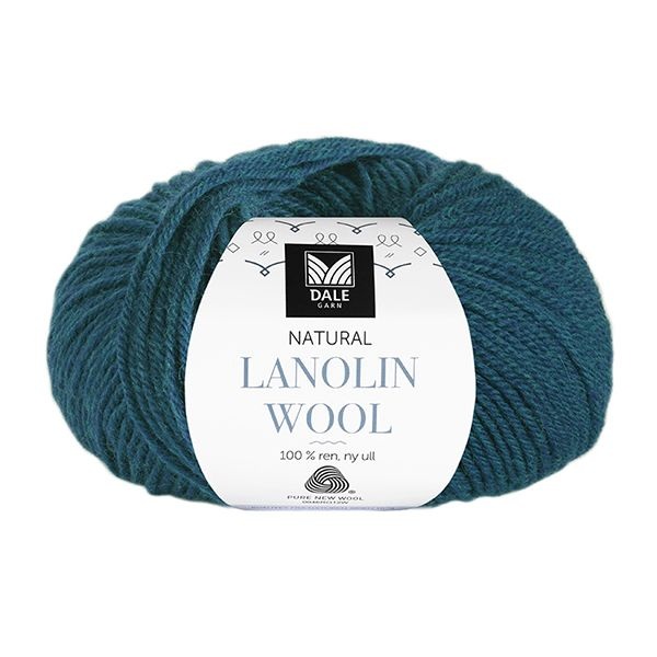 Dale Natural Lanolin Wool 1451 Dark petrol heathered
