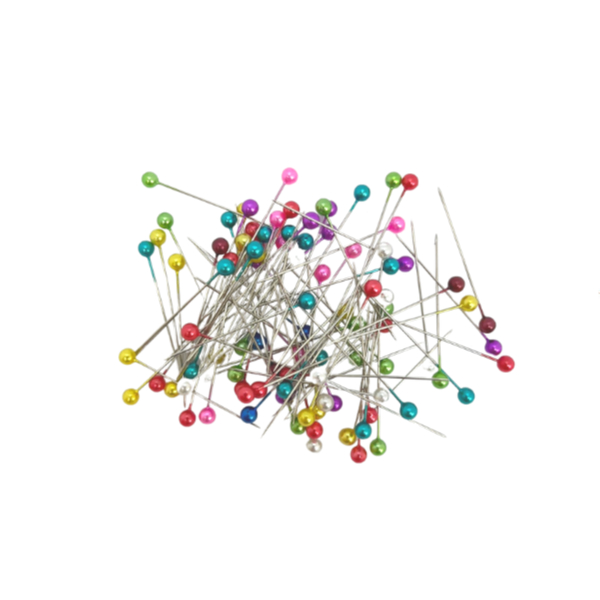 Nipsenåle i æske, ass farver