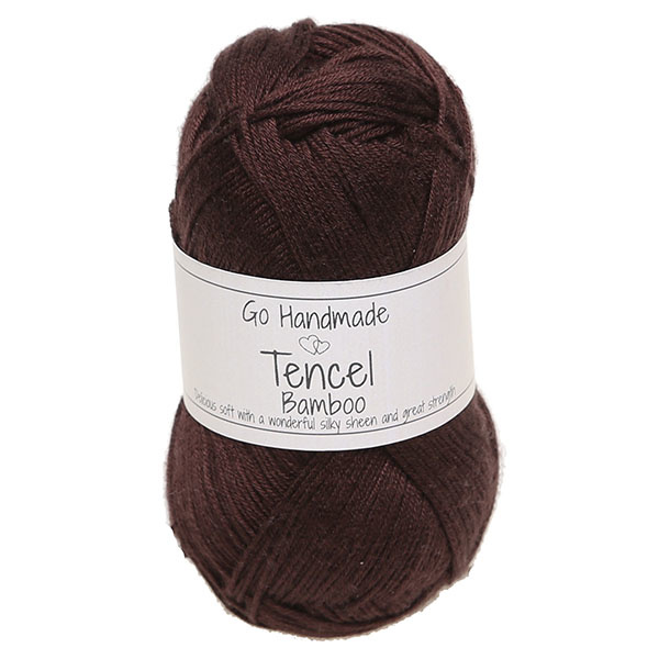 Go Handmade Tencel Bamboo 17353 Mørkebrun