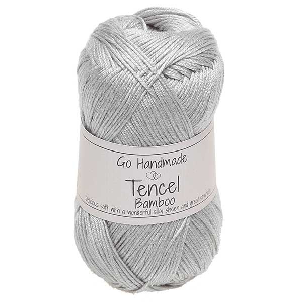 Go Handmade Tencel Bamboo 17358 Lysegrå
