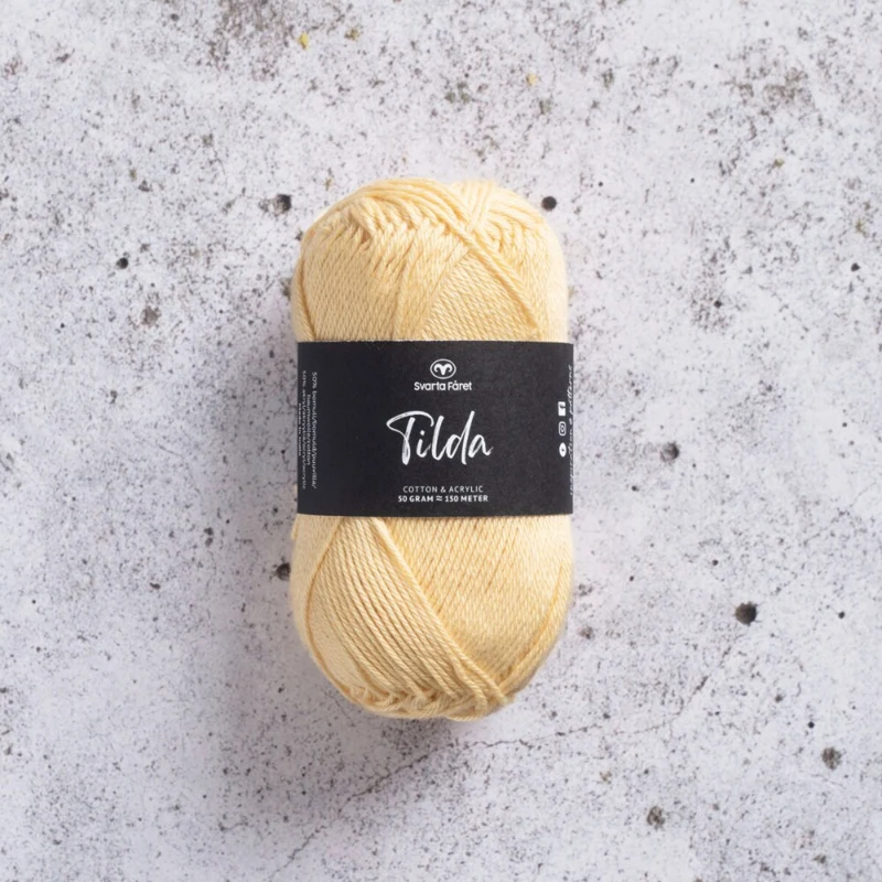Svarta Fåret Tilda 33 Lemon cream yellow