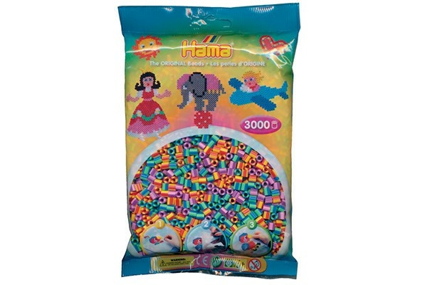 Hama Midi Perler, Stribet, 3000 stk 201-92