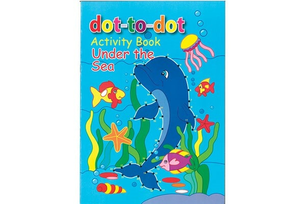 Malebog Dot-to-dot A4 Under the sea, 16 sider