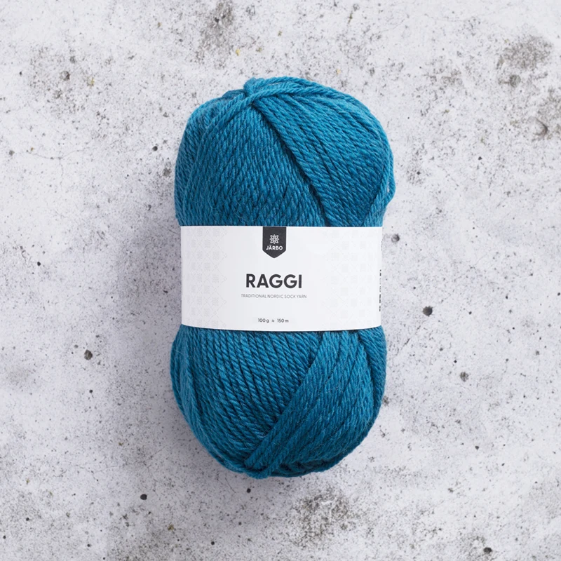 Järbo Raggi 100g 15123 Petrol Blue