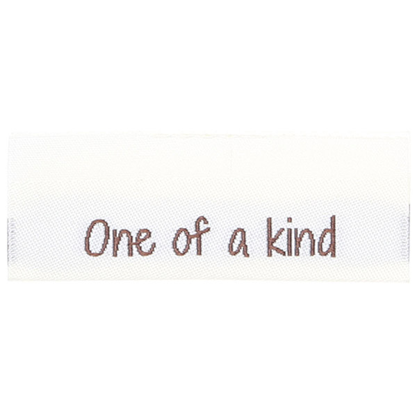 Go Handmade Woven Label, Double Sided, 50 x 11.5 mm, 10 pcs One of a kind