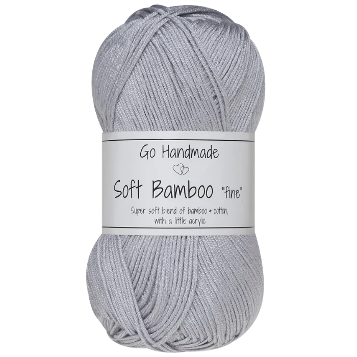 Go Handmade Soft Bamboo Fine 17430 Light blue