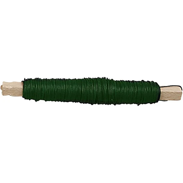 Vindseltråd, 0,5 mm, 50 m Grøn