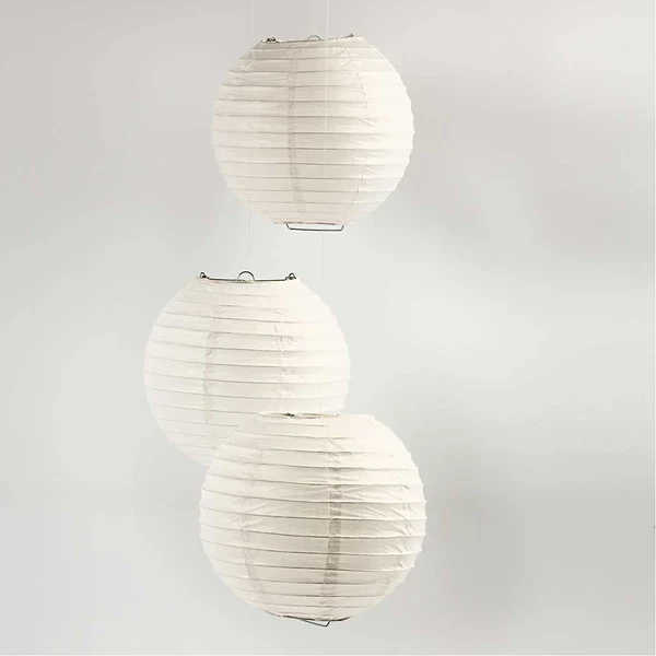 Paper lantern, 20 cm, 1 piece White