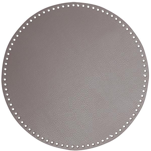 Go Handmade Bag  Basket Base, PU Leather, Round, 35 cm 22410 Beige