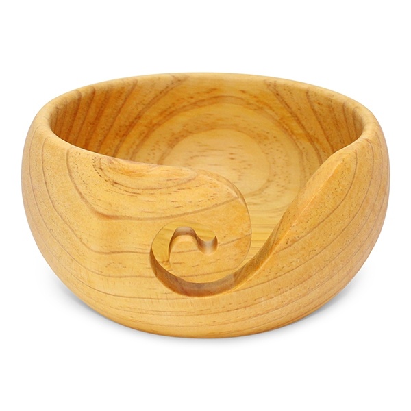 HobbyArts Yarn bowl Pine wood Tall (2)