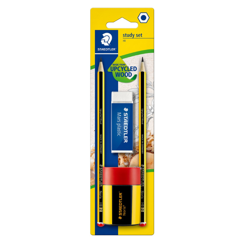 STAEDTLER Pencils, eraser and pencil sharpener, 4 pcs