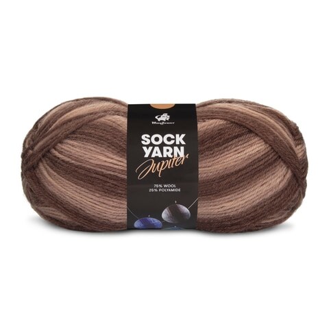 Mayflower Sock Yarn Universe Jupiter 05 Mocha/Chocolate/Cappuccino/Latte