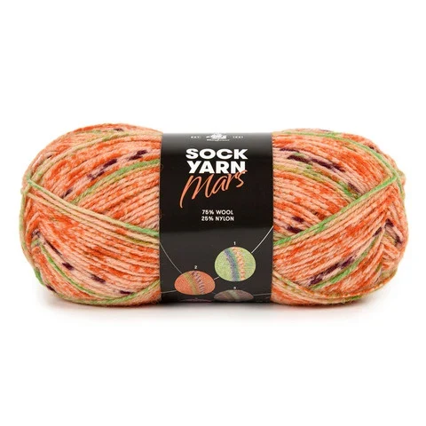 Mayflower Sock Yarn Universe Mars 02 Orange