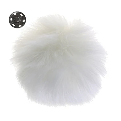 Go Handmade Pompon with push button, 10 cm