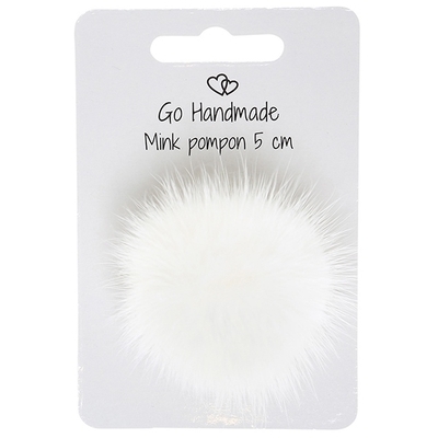 Go Handmade Pompon with elastic strap, 5 cm