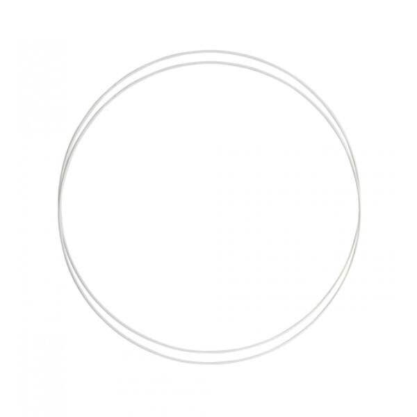 Metal ring White 2 pcs 25 cm