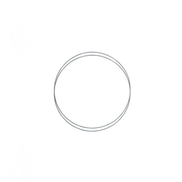 Metal ring Gray / blue 2 pcs 15 cm