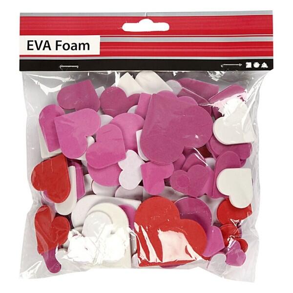 Moss rubber hearts, 200 ass.