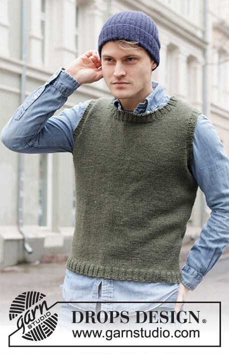 219-1 Georgetown Vest by DROPS Design