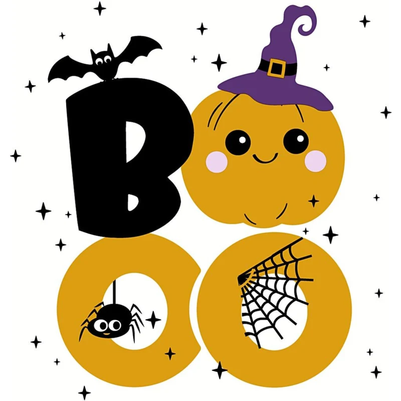 Napkins, Halloween, 33x33 cm, 20 pcs. Boo