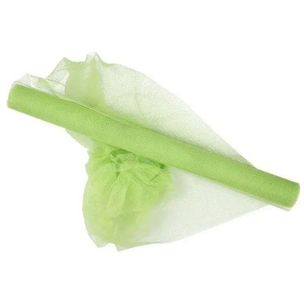 Polyester Tulle, 5 m Neon Green