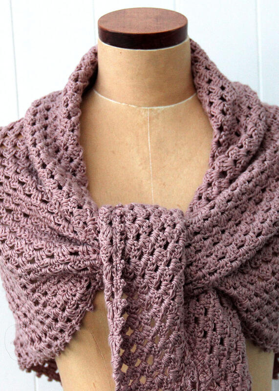 99092 Granny Shawl Picot Edge
