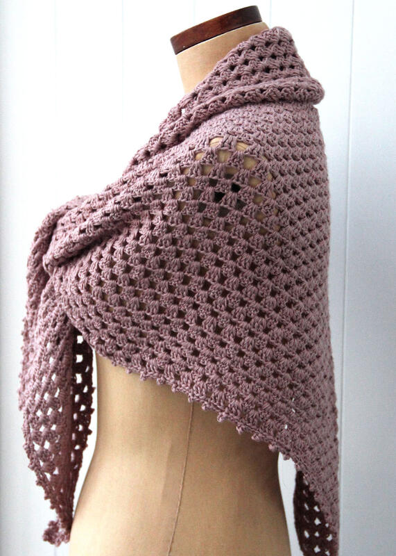 99092 Granny Shawl Picot Edge