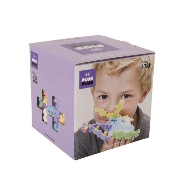 Plus-Plus in Box, Pastel Mix, 600 pcs