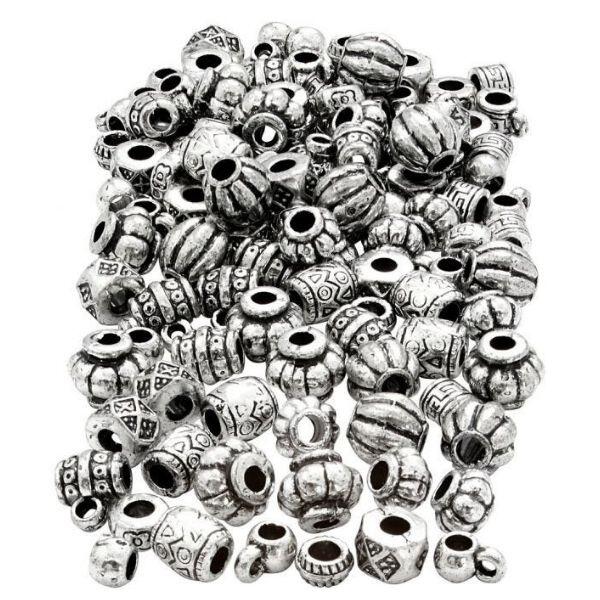 Metal Bead Mix, 200 g, 7-11 mm
