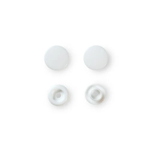 Prym Plastic Snap Fasteners, 30 pcs White