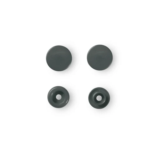 Prym Plastic Snap Fasteners, 30 pcs Dark grey