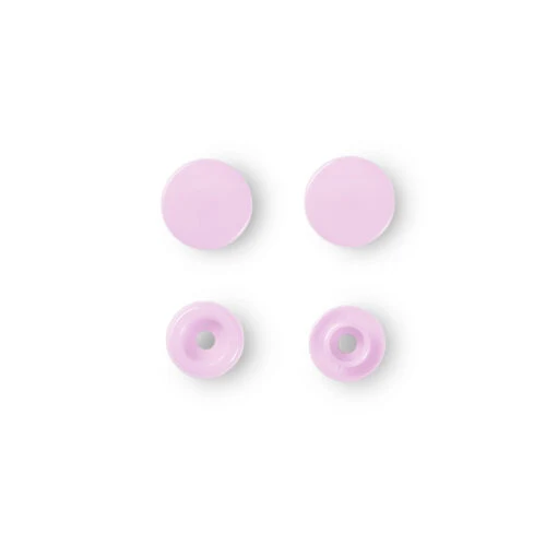 Prym Plastic Snap Fasteners, 30 pcs Light Pink