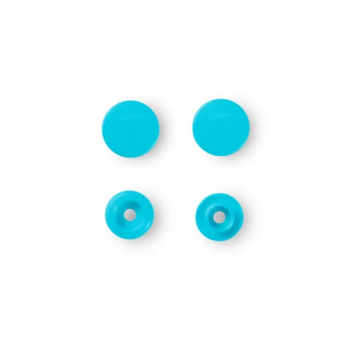 Prym Plastic Snap Fasteners, 30 pcs Turquoise