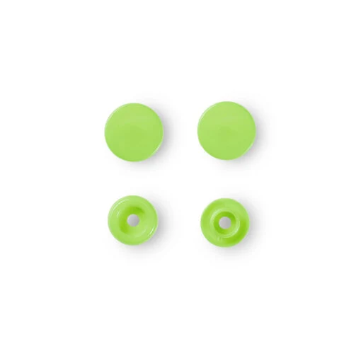 Prym Plastic Snap Fasteners, 30 pcs Apple Green