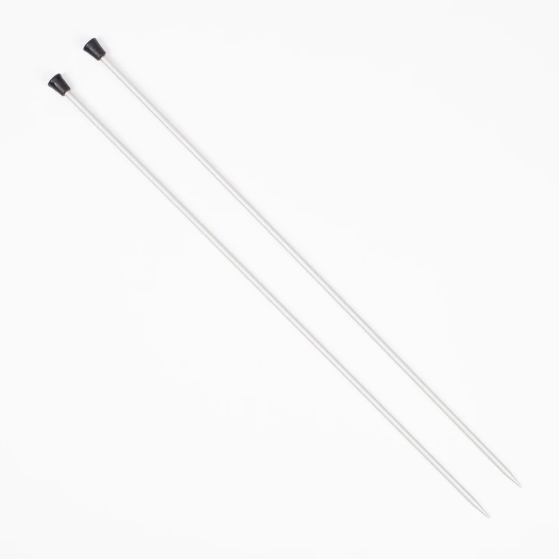 DROPS Basic Single Pointed Needles Aluminium 35 cm (2.00-5.00 mm)