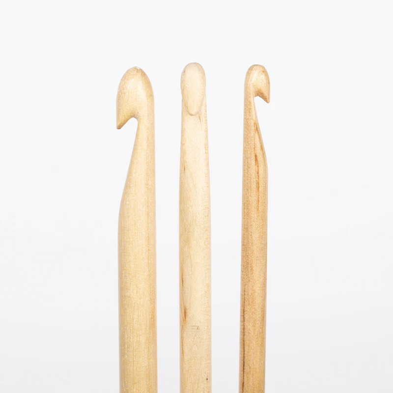 DROPS Basic Crochet Hooks Wood 15 cm (5.50-10.00 mm)