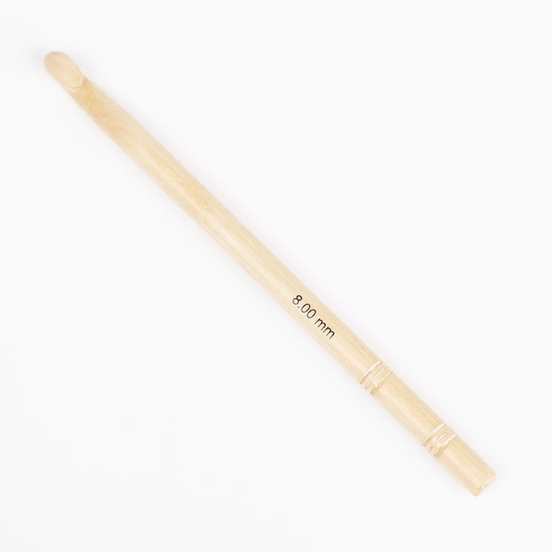 DROPS Basic Crochet Hooks Wood 15 cm (5.50-10.00 mm)